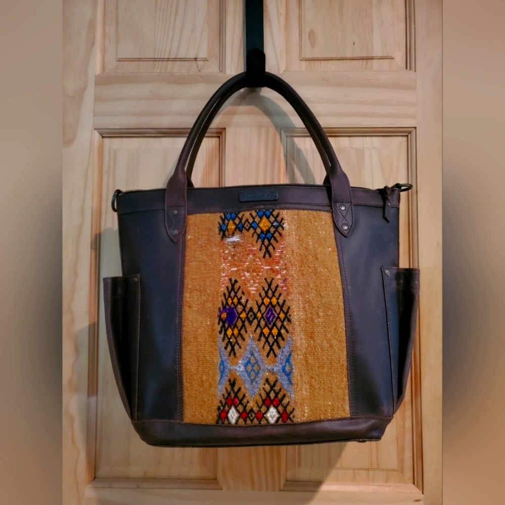 Nena & Co. Convertible Leather Bag